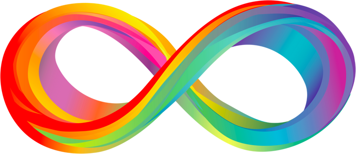 Rainbow Infinity Symbol